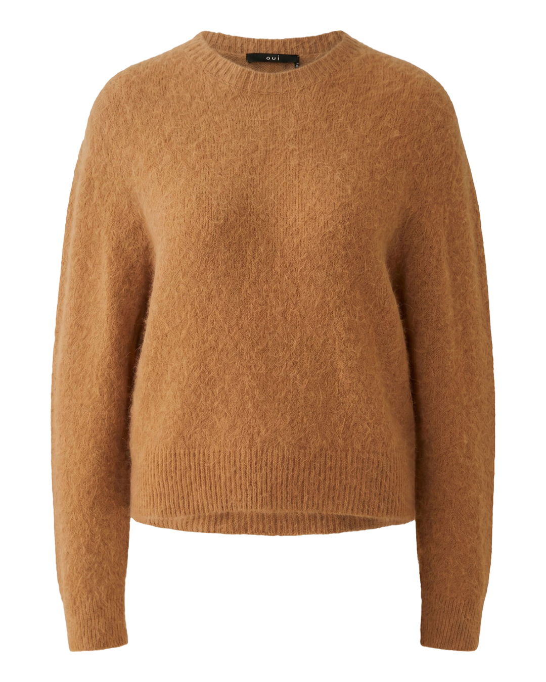 Jumper alpackablandning kamelbrun - 3