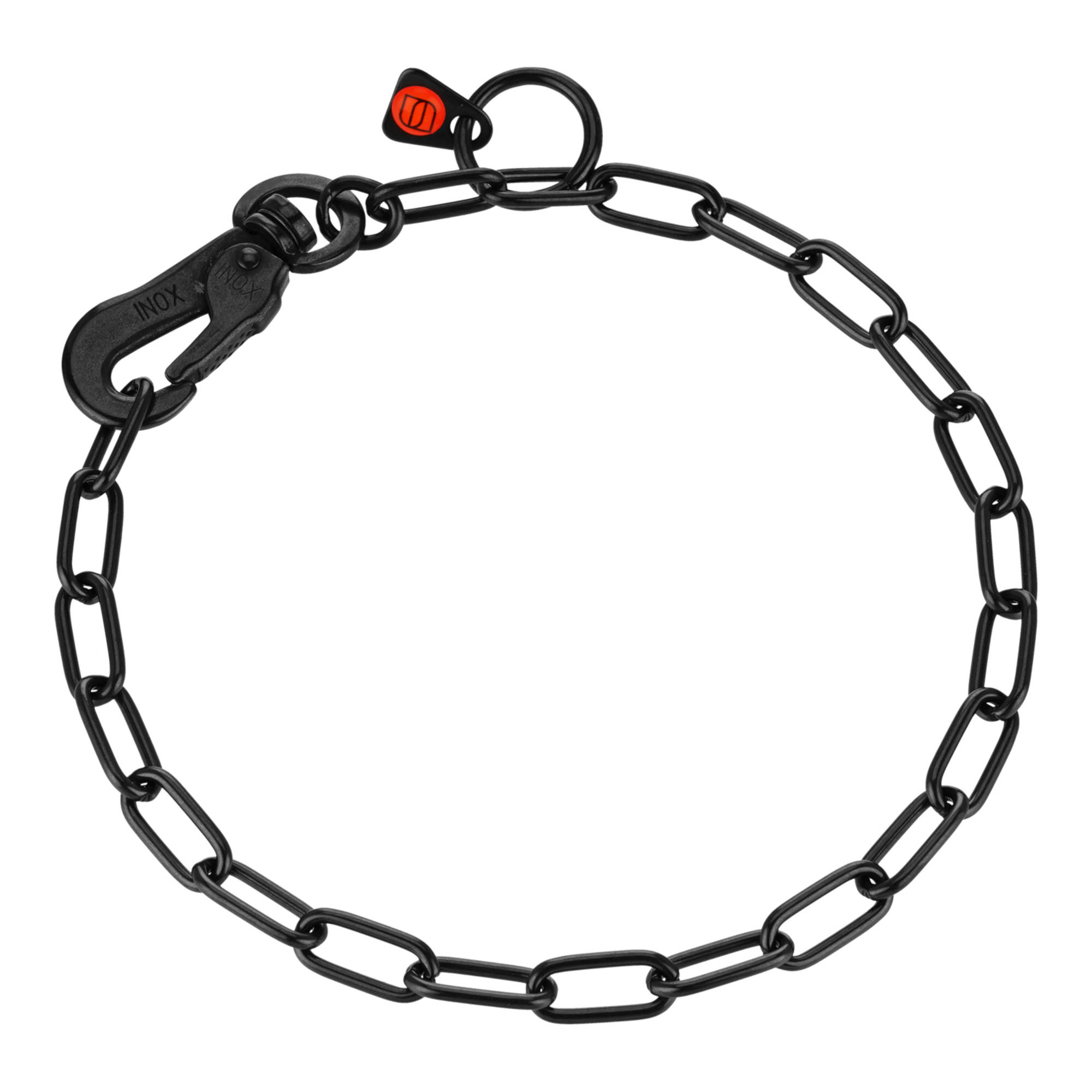 Collar, adjustable with hook 2mm black - Sprenger