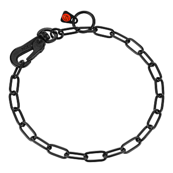Collar, adjustable with hook 2mm black - Sprenger