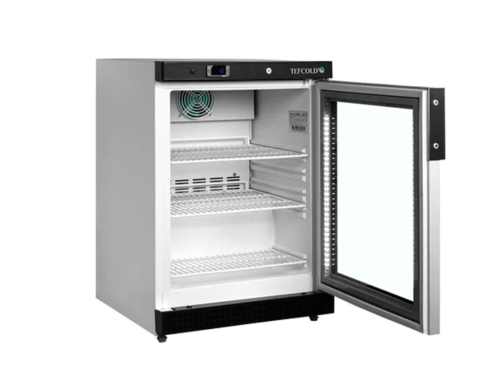 Displayfrys UF200VG, ventilerad kylning