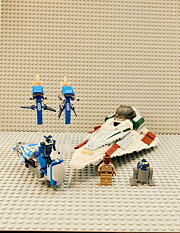 LEGO 7868 Mace Windu's Jedi Starfighter used