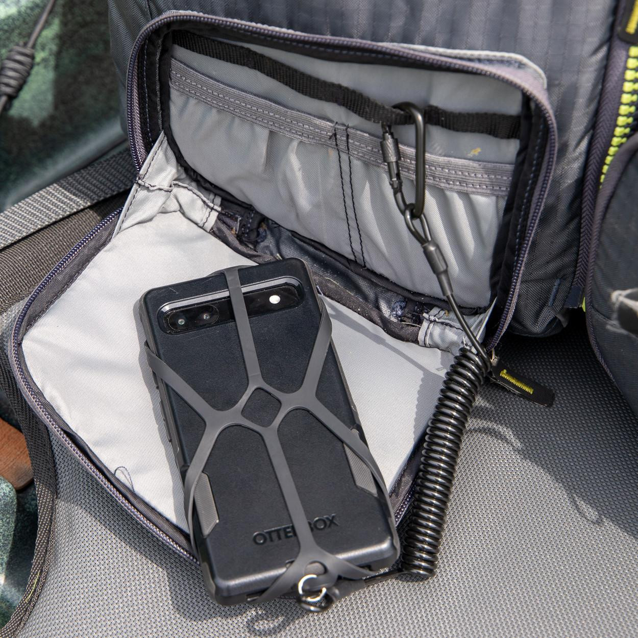 Yakattack Universal-Smartphone-Gurt mit Sicherungsleine, schwarz - 10