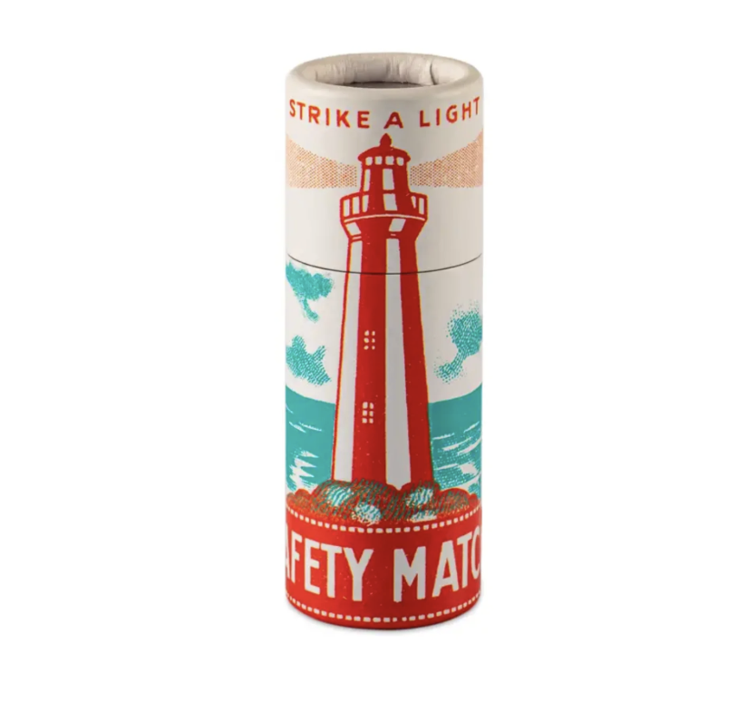 Tändstickor Archivist Cylinder – FYRTORNET 11 x 4 x 4 cm 45 tändstickor