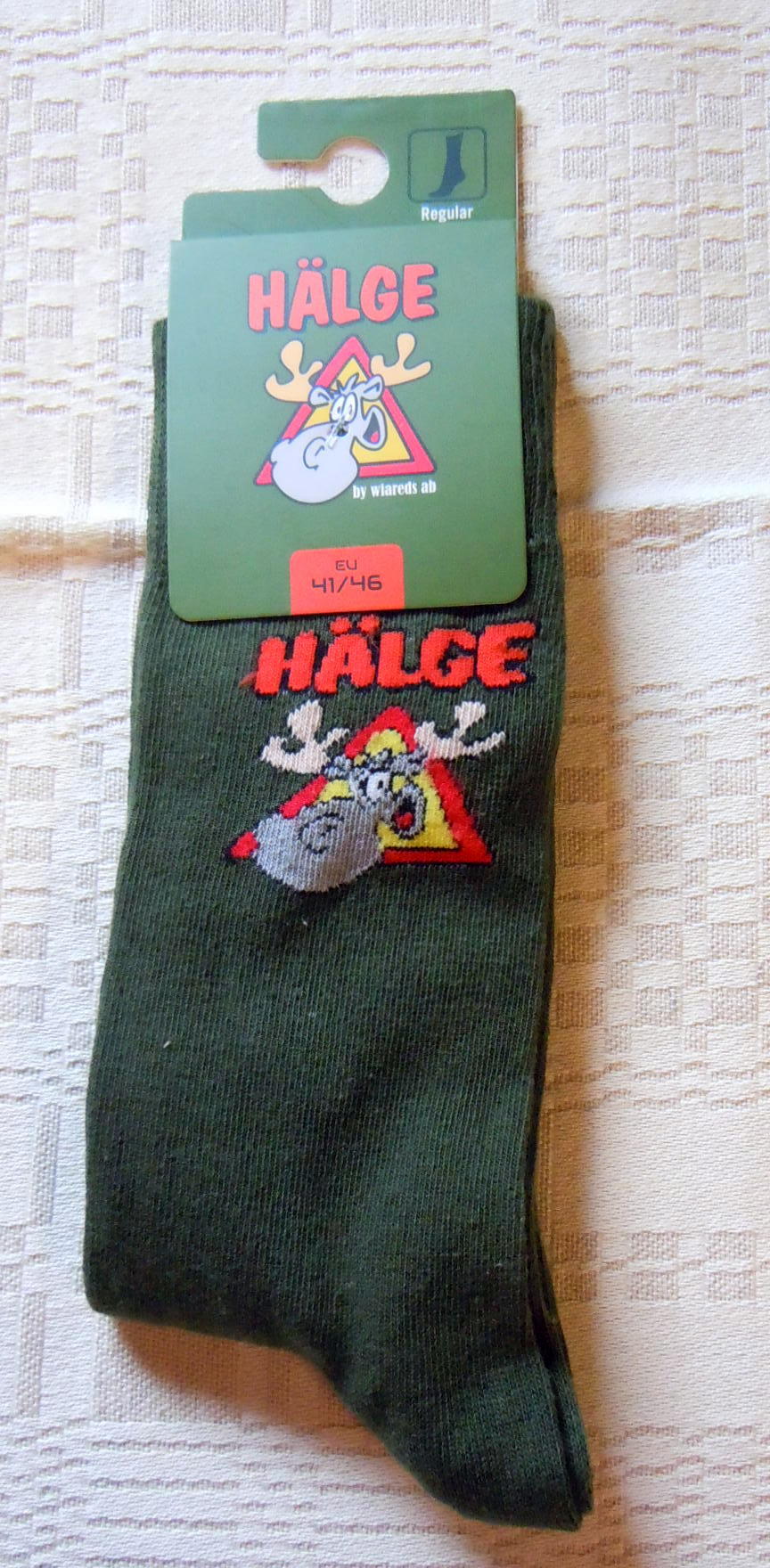 Strumpa Hälgevarning grön st. 41-46