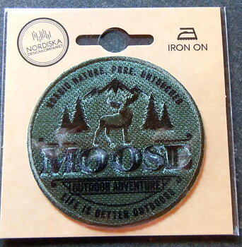 Broderad märke Moose Outdoor