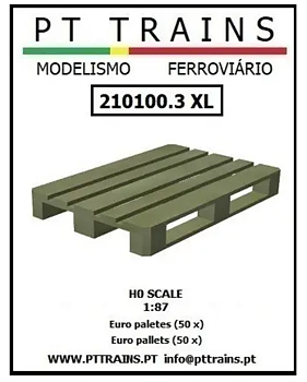 EUR-pallar, 50st (ljusare färg)
