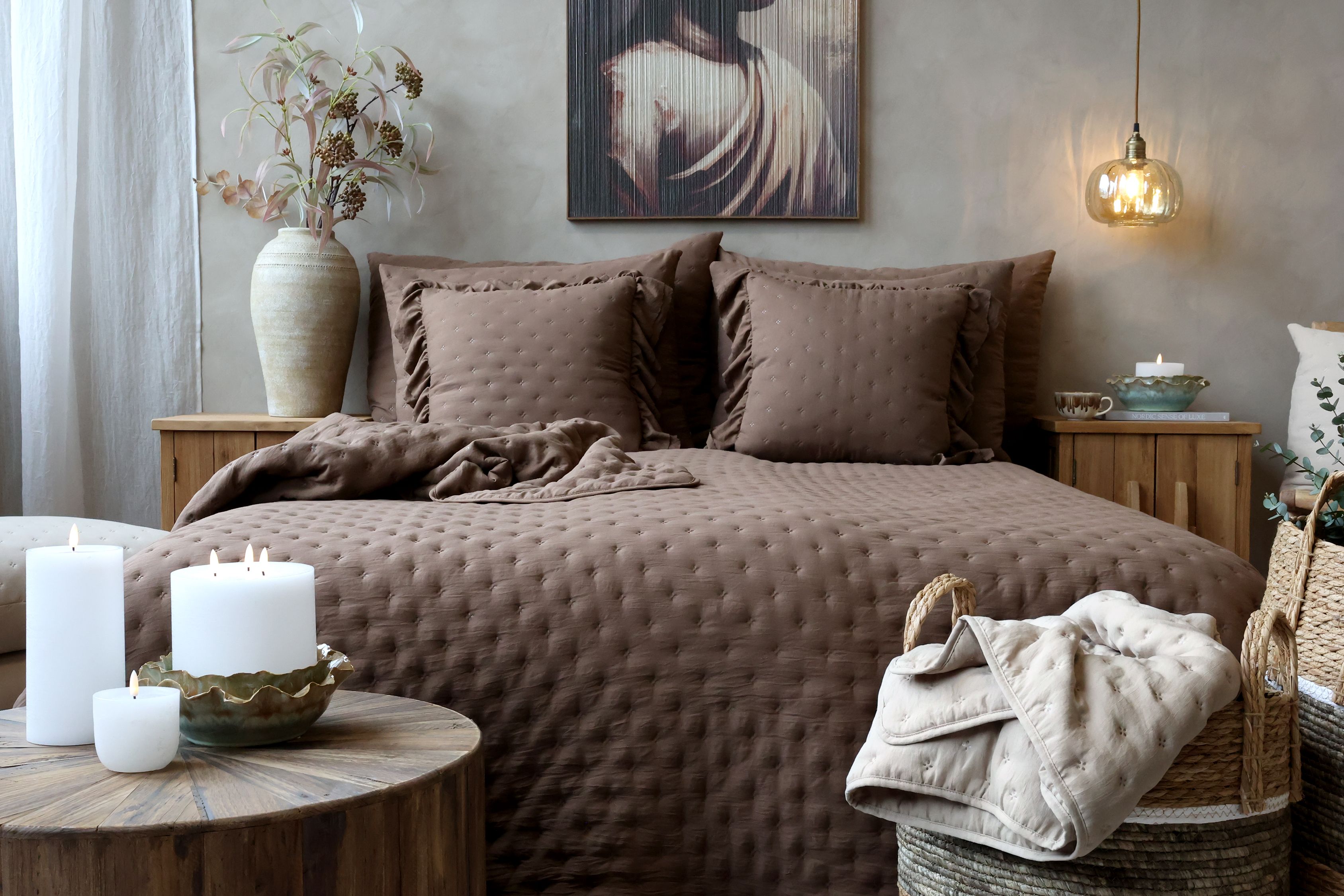 Aix Soft Quilt - Valnöt - 4
