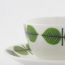 Stig Lindberg (Berså 1961) Coffee Cup with Green Leaf Decor 10 cm  [Sample Images] (II)