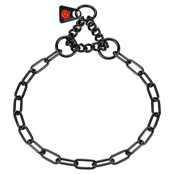 Collar, with assembly chain 2mm black - Sprenger