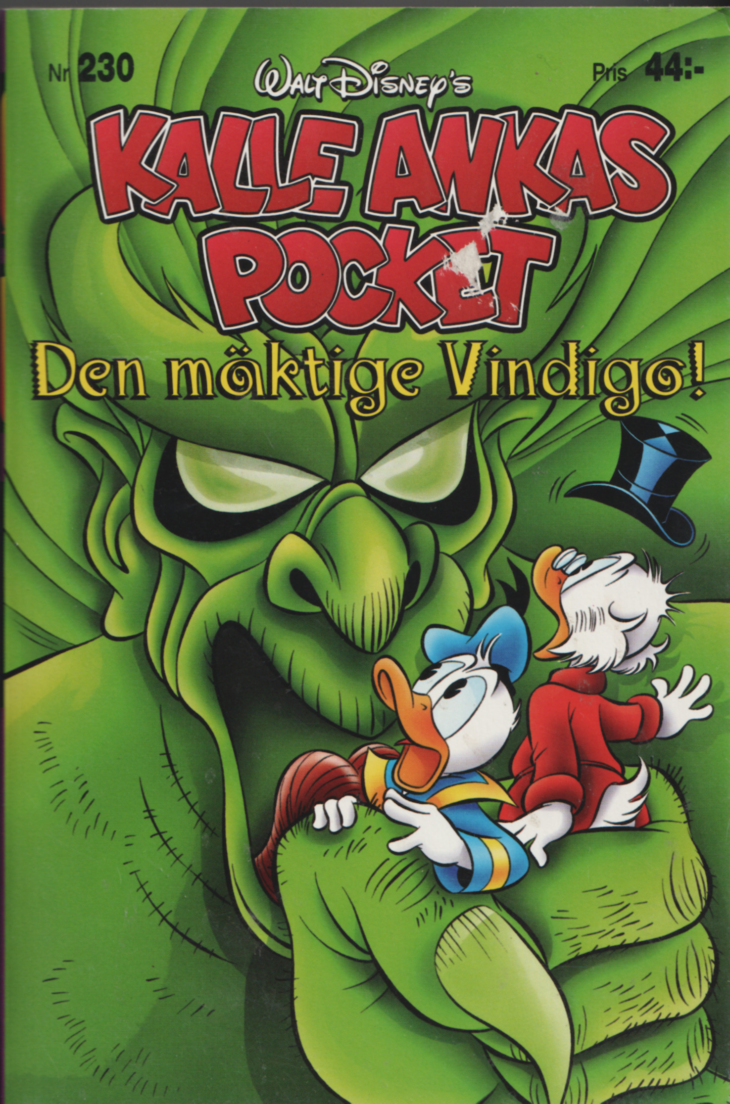 Kalle Ankas pocket 230 Den mäktige Vindigo! begagnad! A2