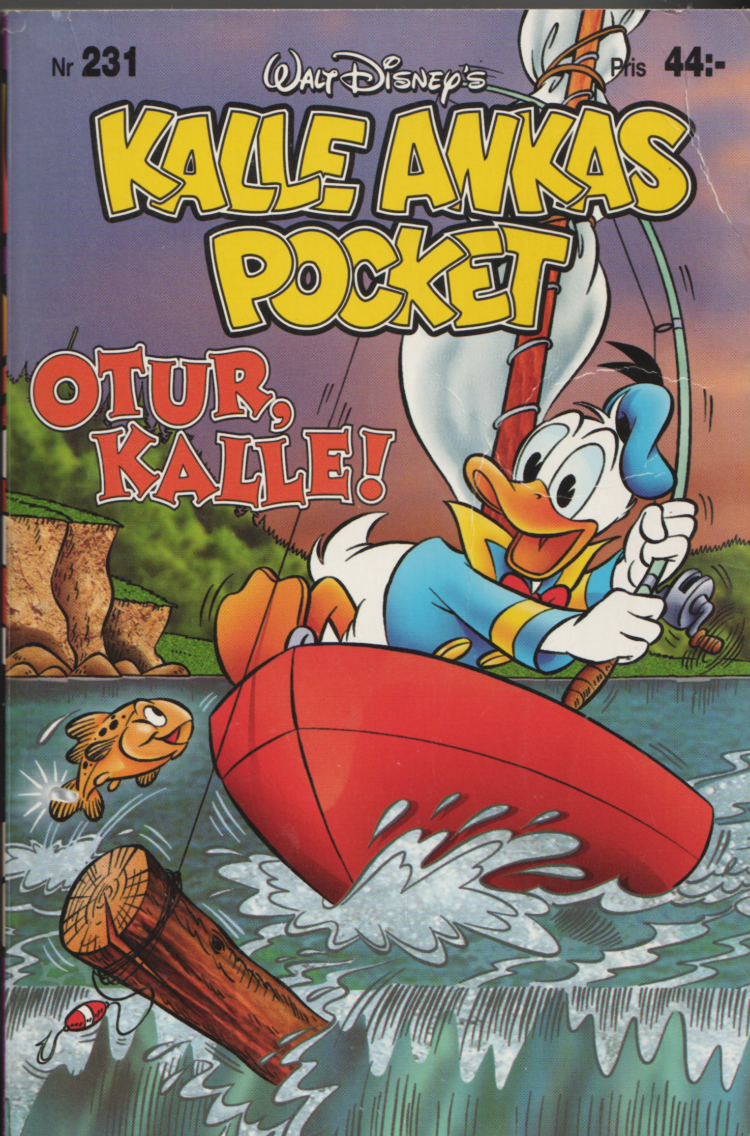 Kalle Ankas pocket 231 Otur, Kalle! begagnad! A2