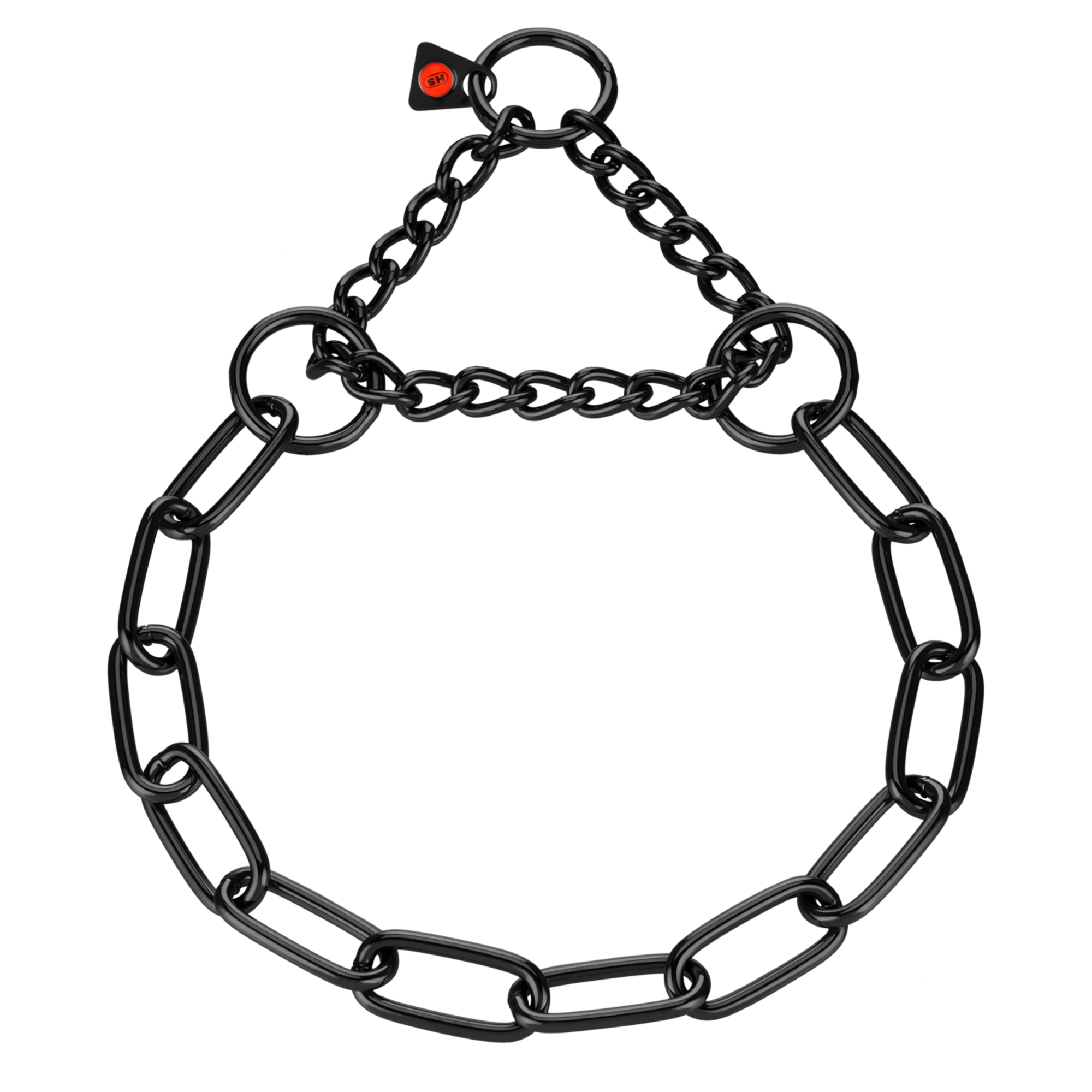 Collar with assembly chain 4mm black - Sprenger