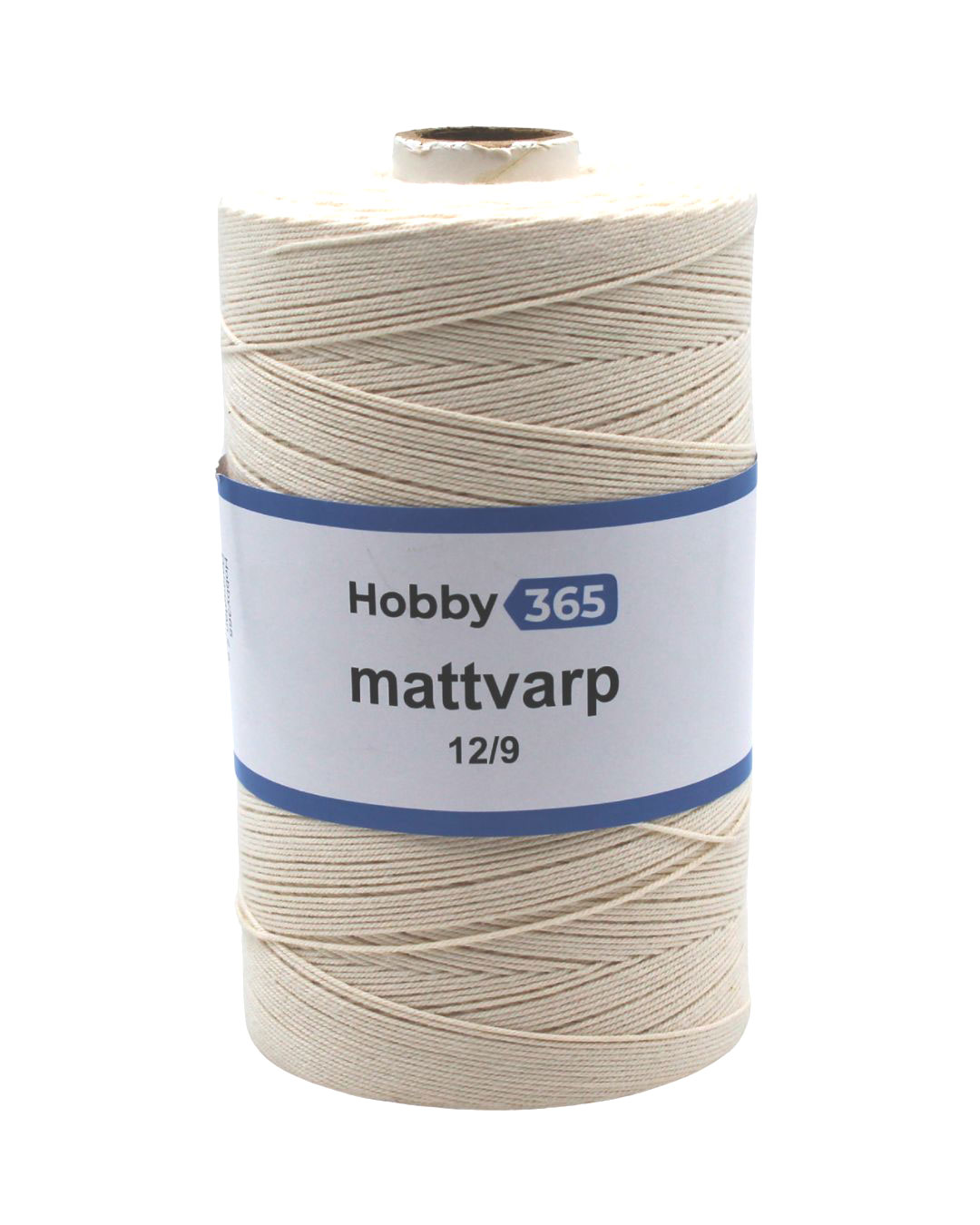 Mattvarp 12/9, valkaisematon – 500 g / rulla – 100 % puuvillaa