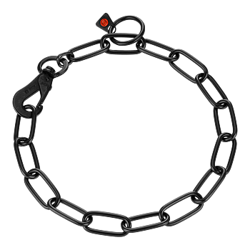 Collar, adjustable with hook 4mm black - Sprenger