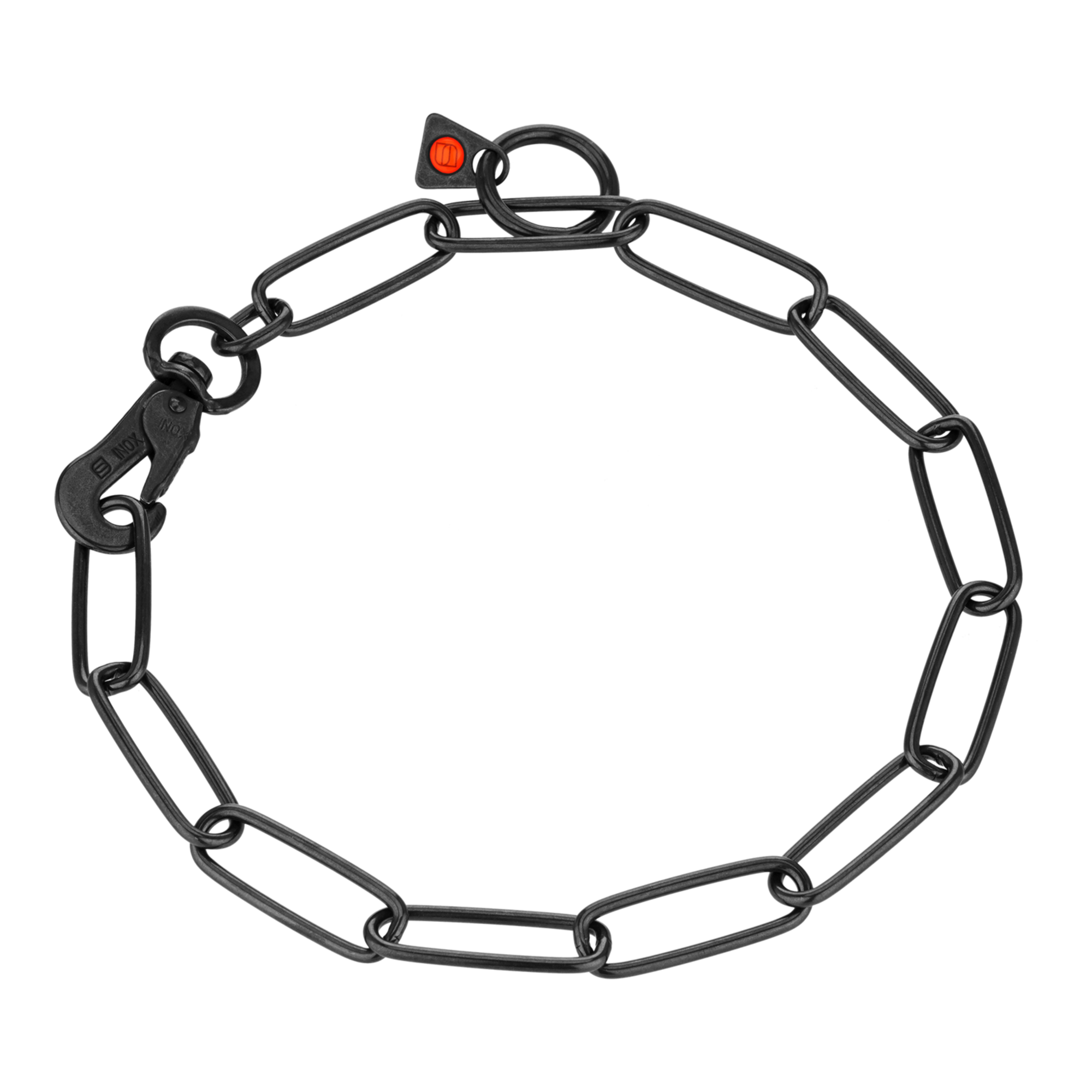 Collar, adjustable with hook 3mm black - Sprenger