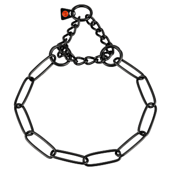 Collar with assembly chain 3mm black - Sprenger