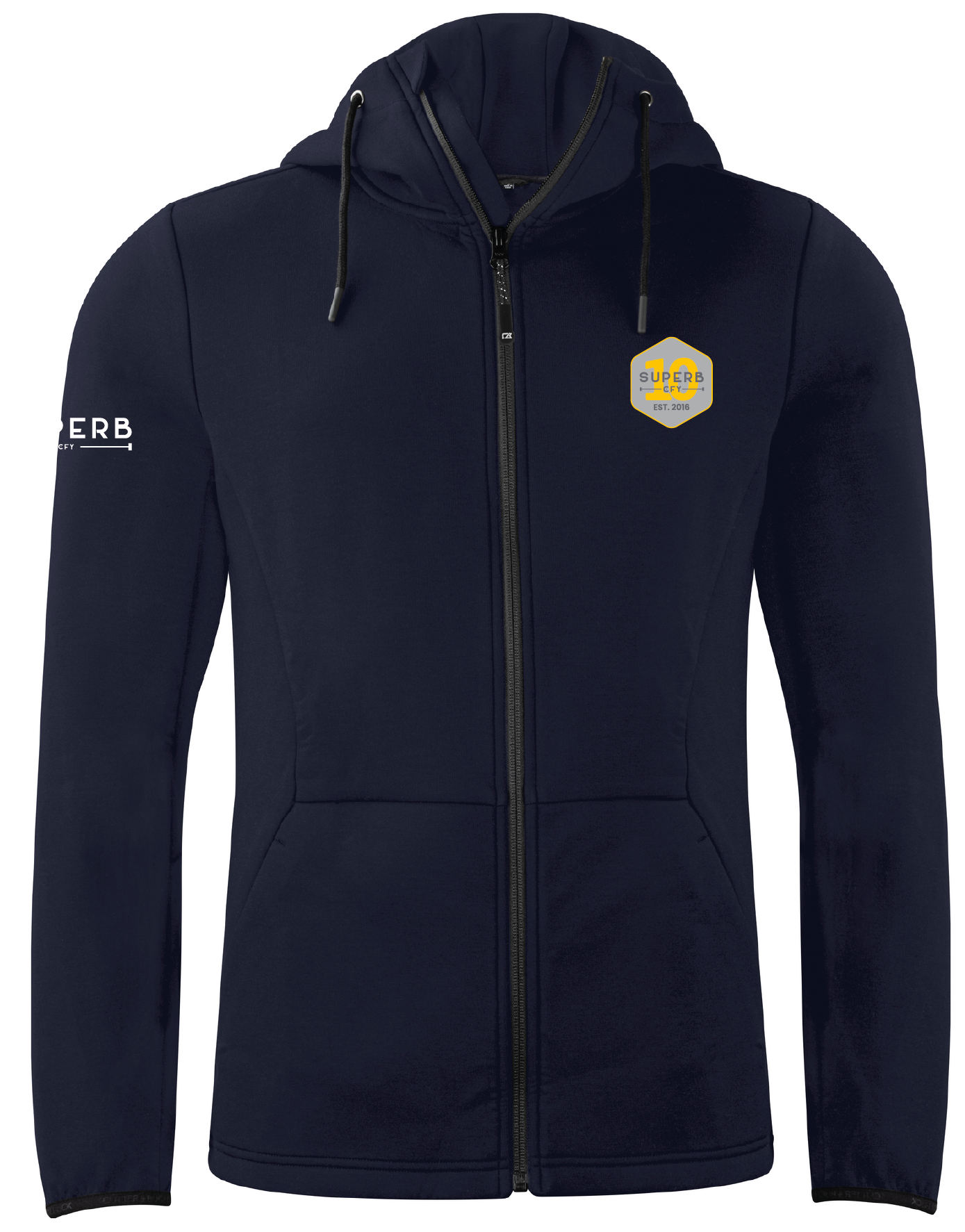 C&B Pemberton FZ Hoodie Herr - CFY 10 Års - 3