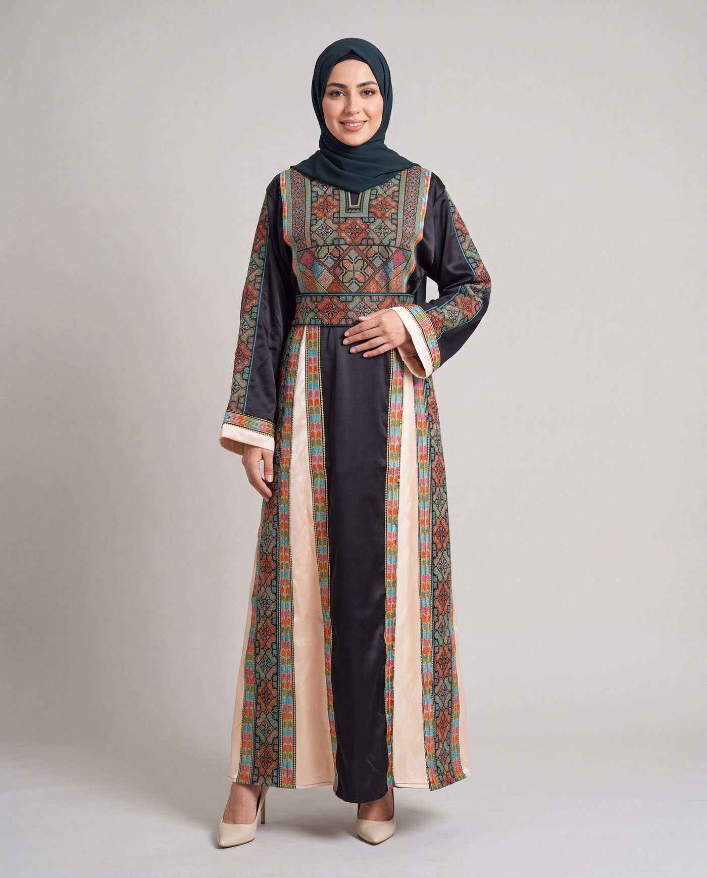 Traditional Abaya - Palestinian Thobe - Beige