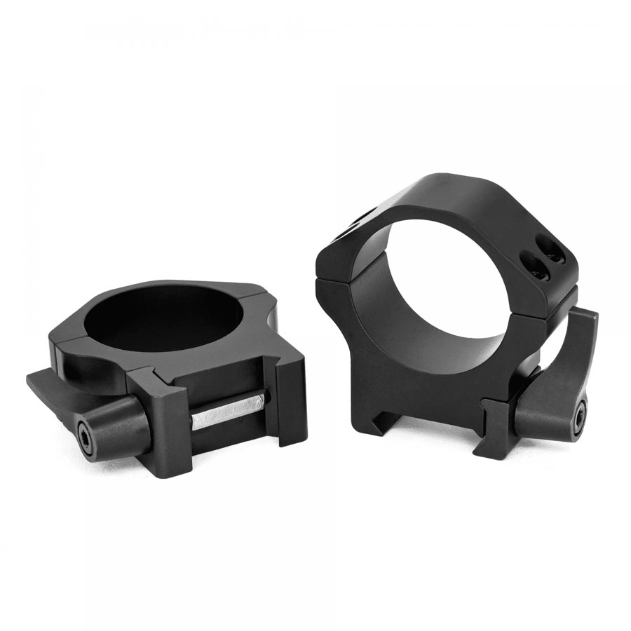 Warne Maxima Horizontal stålringar QD för Weaver 30 mm