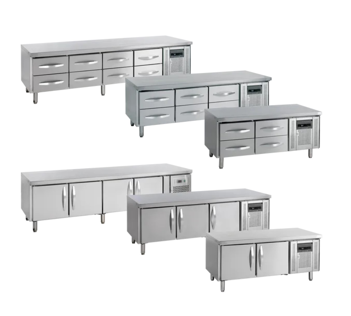Grillkylbänk UC5410, 4 dörrar - 3