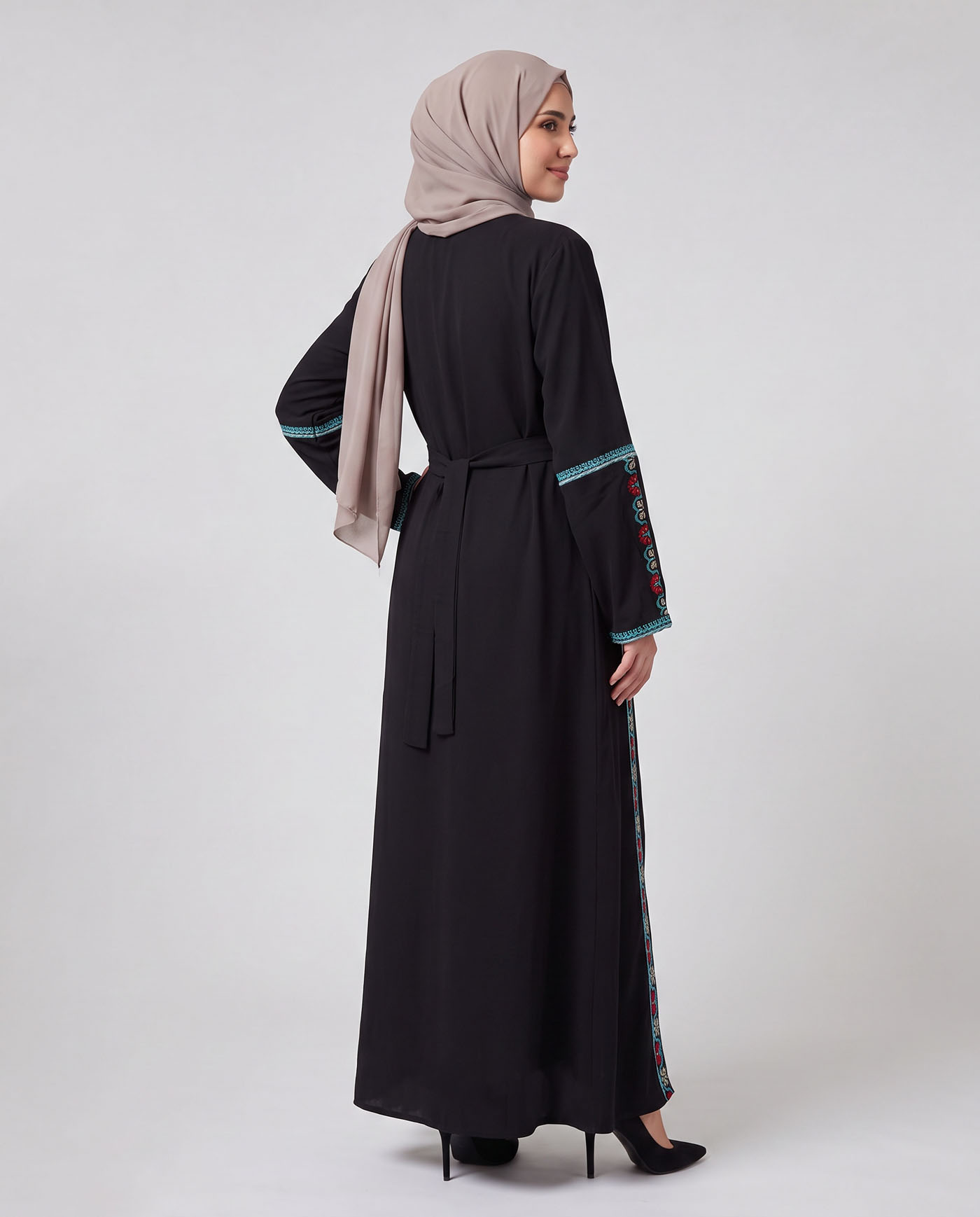 Traditional Abaya - Palestinian Thobe - Blue - 2