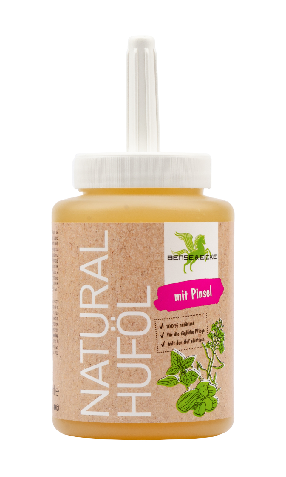 B&E Parisol Bense & Eicke 100 % Naturlig Hovolje med børste