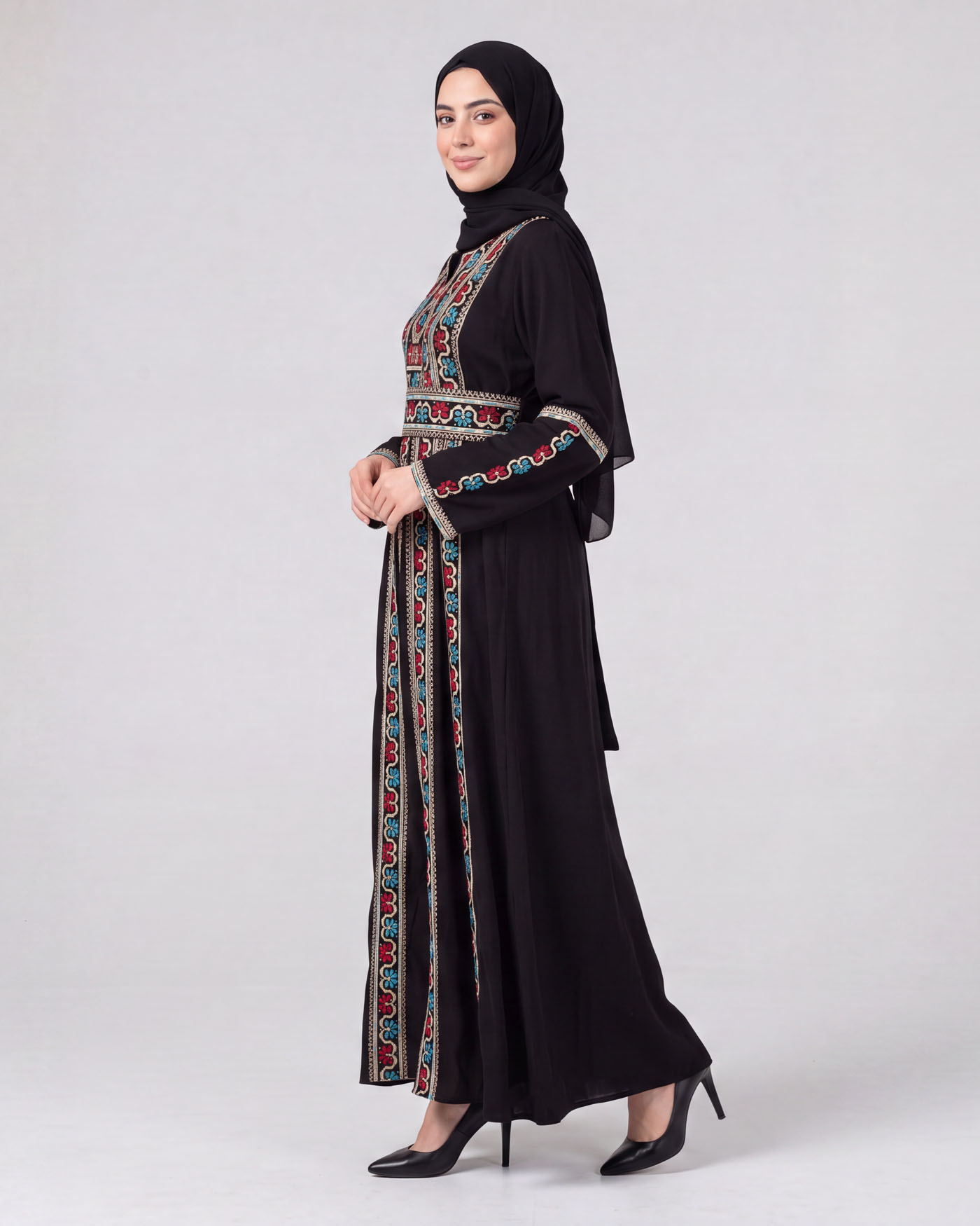 Traditional Abaya - Palestinian Thobe - Gold - 2