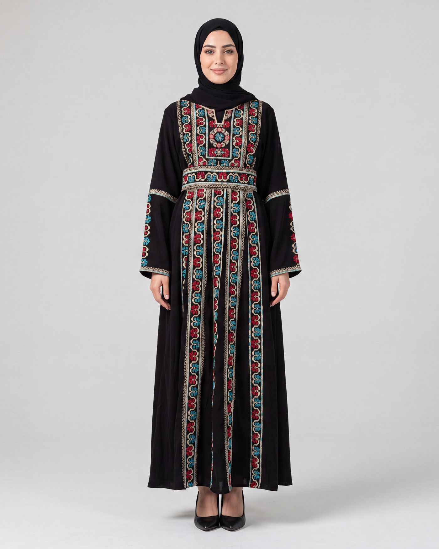 Traditional Abaya - Palestinian Thobe - Gold