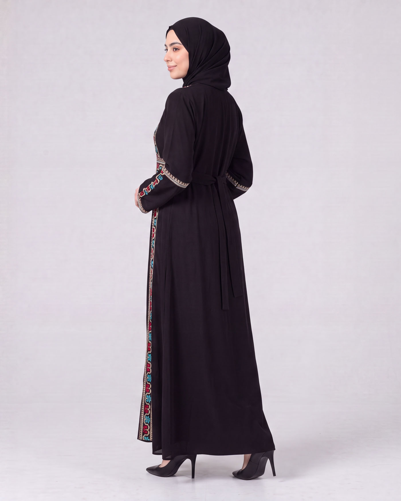 Traditional Abaya - Palestinian Thobe - Gold - 3