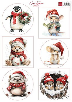 Klippark Marianne Design -Christmas ANIMALS