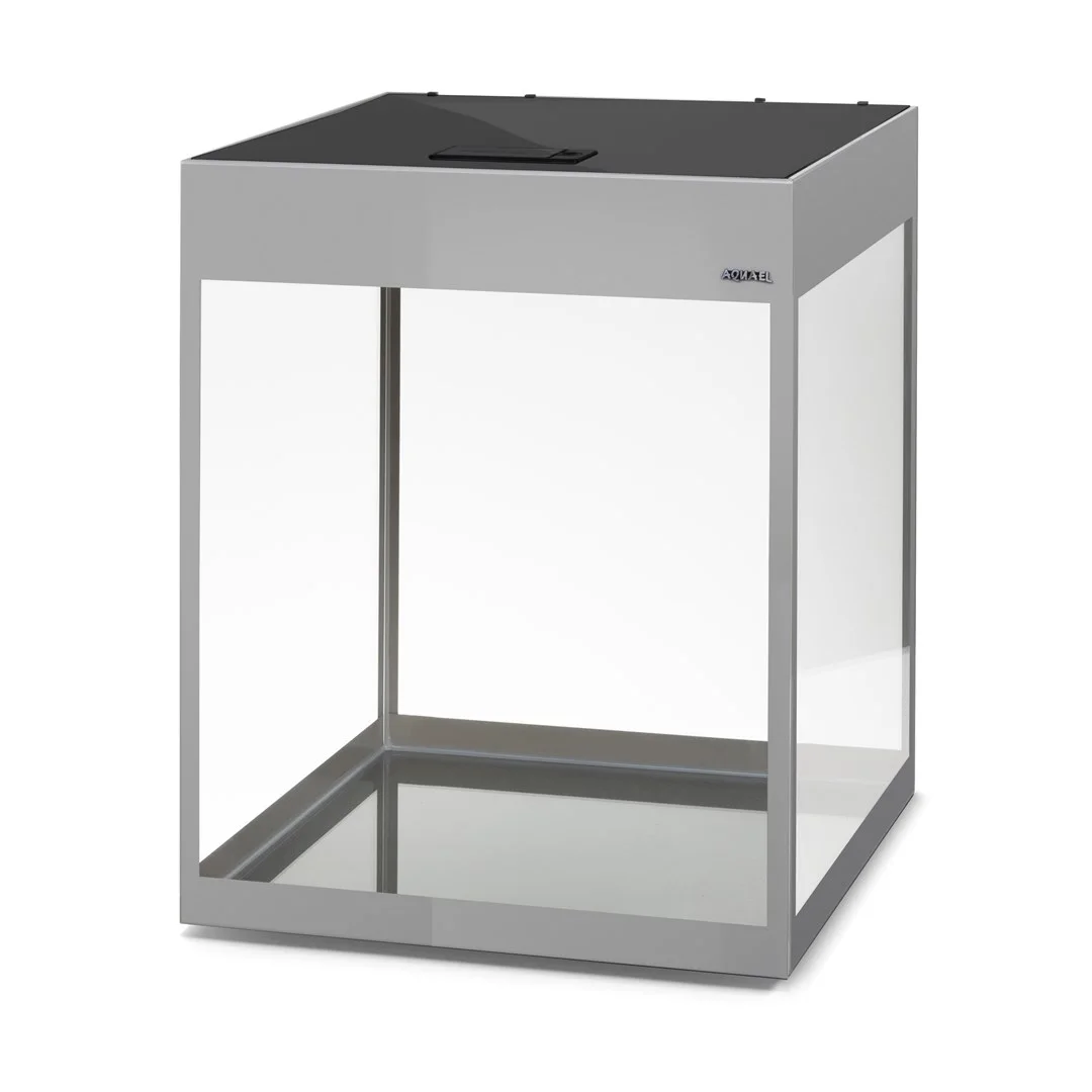 Aquael Glossy Cube Akvarium Grå LxBxH: 50x50x63 cm, 135 liter