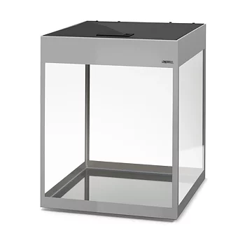 Aquael Glossy Cube Akvarium Grå LxBxH: 50x50x63 cm, 135 liter