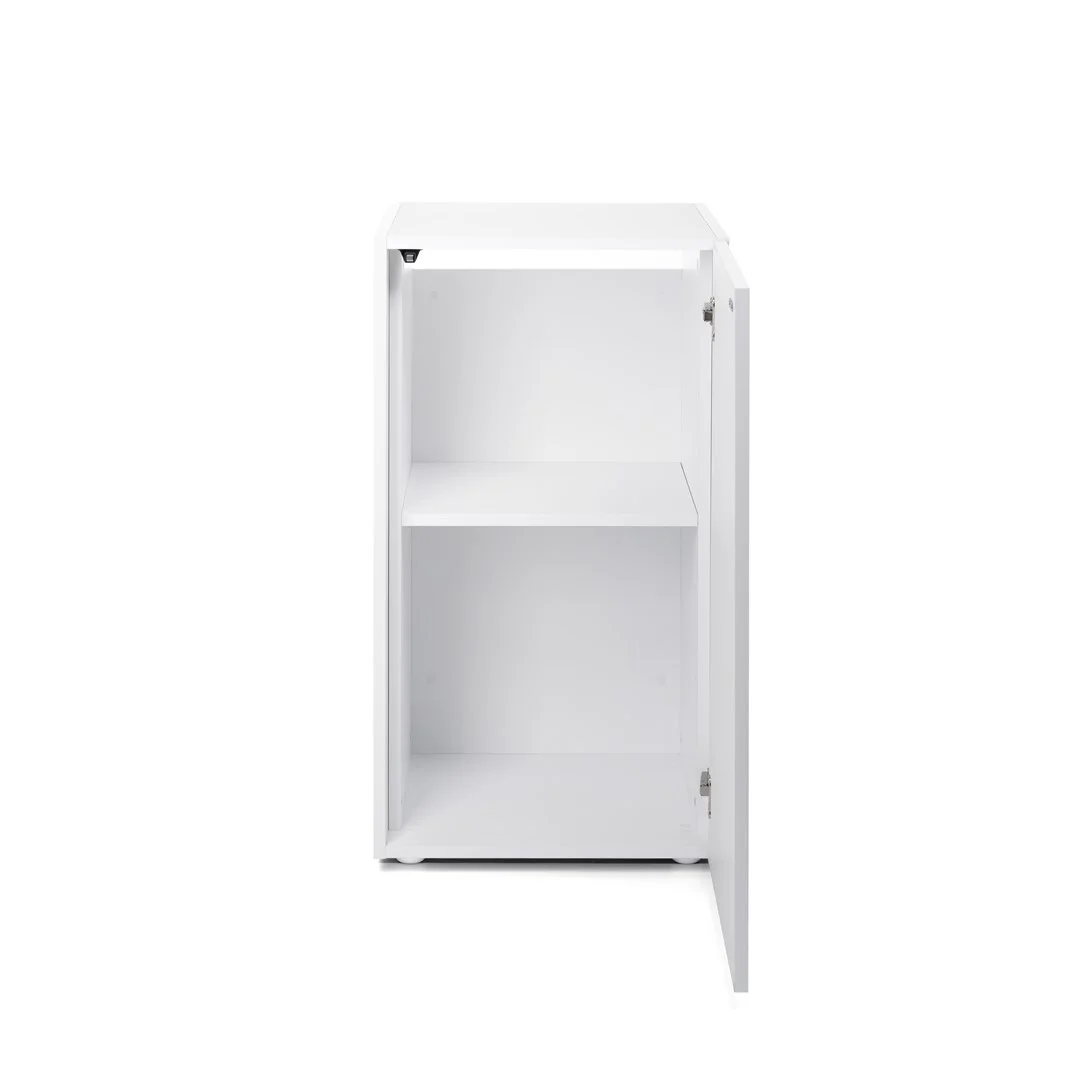 Aquael Glossy Cube Möbel Vit LxBxH: 50x50x90 cm - 2