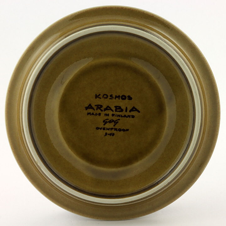 グンヴァル・オリン・グラングヴィスト  Kosmosシリーズ　ティーカップソーサー  ライン模様  (16cm)  1963年  [送料無料]
