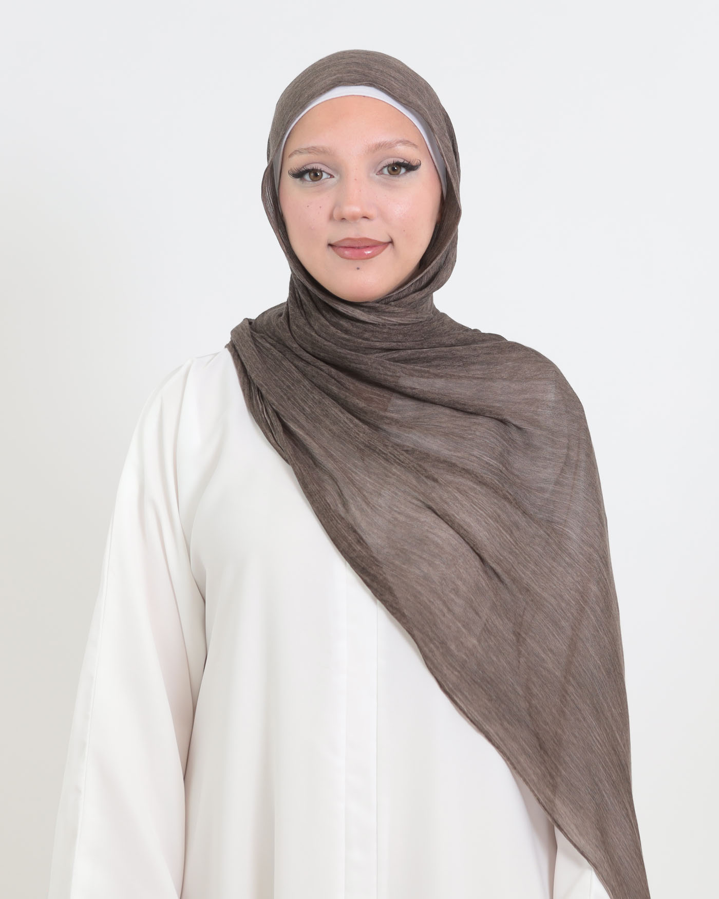 Hijab - Rayon Viscose - Dark Brown - 3