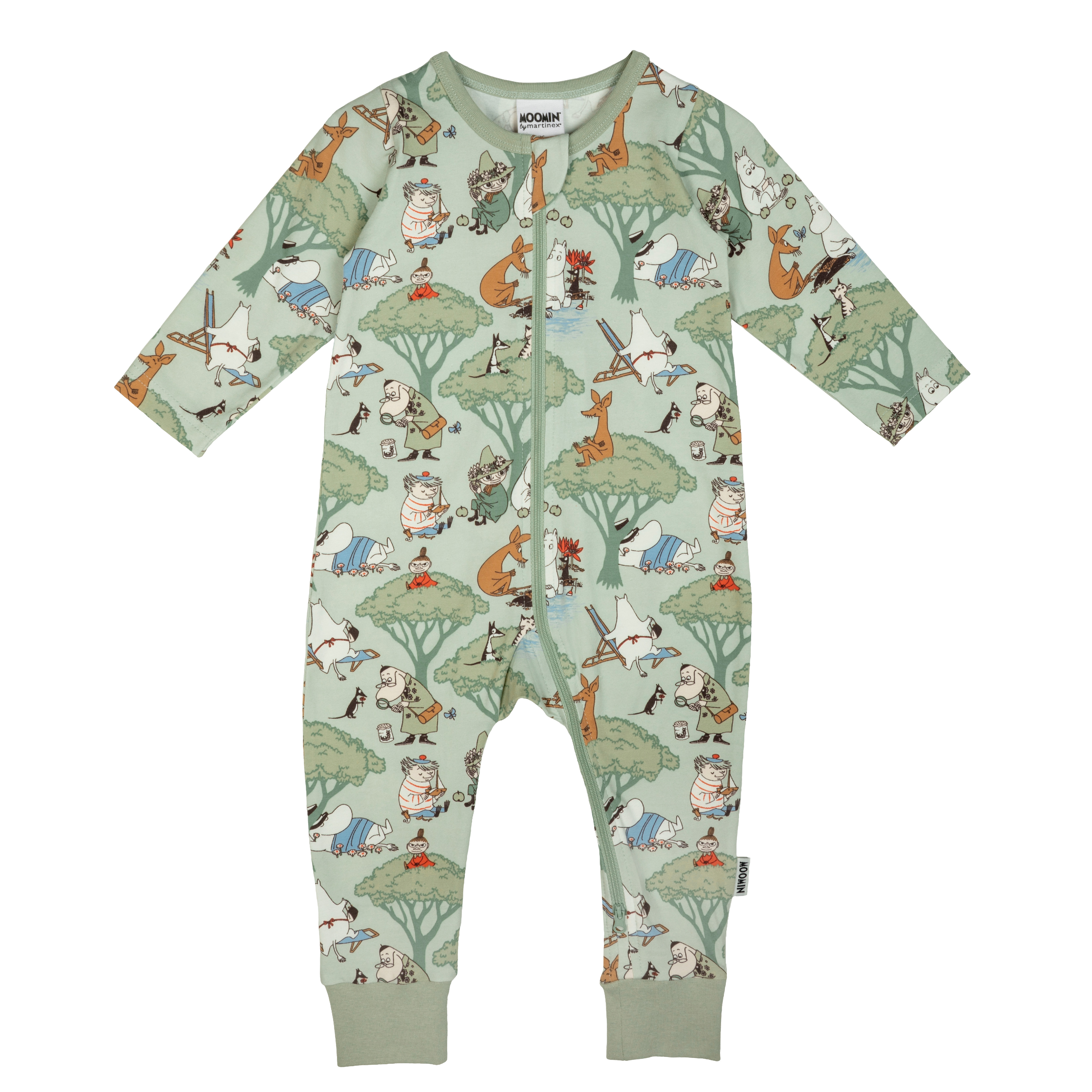 Pyjamas Mumin Ledighet - Ljusgrön