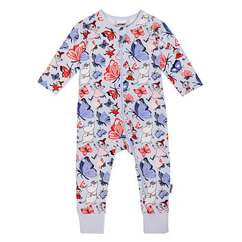 Pyjamas Mumin Fjärilspark - Ljusblå
