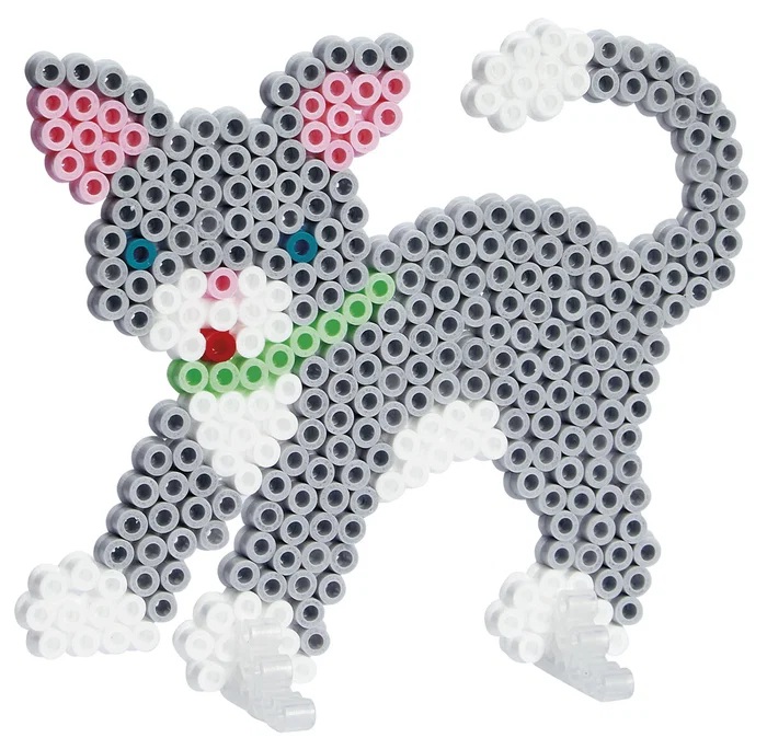 Hama Pärlset Hund och Katt, ca 2000 pärlor - 3