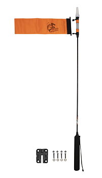 Yakattack VISIPole II™, GearTrac™ Ready, Includes Flag and Mighty Mount