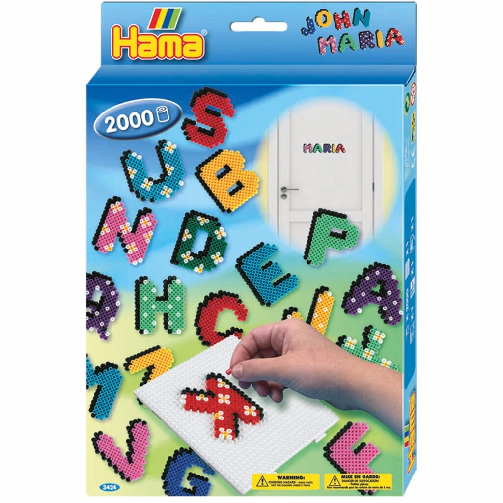 Hama Pärlset Bokstäver, ca 2000 pärlor