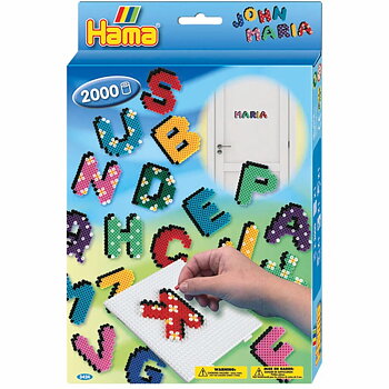 Hama Pärlset Bokstäver, ca 2000 pärlor