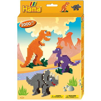 Hama Pärlset Dinoasaurier, ca 2000 pärlor