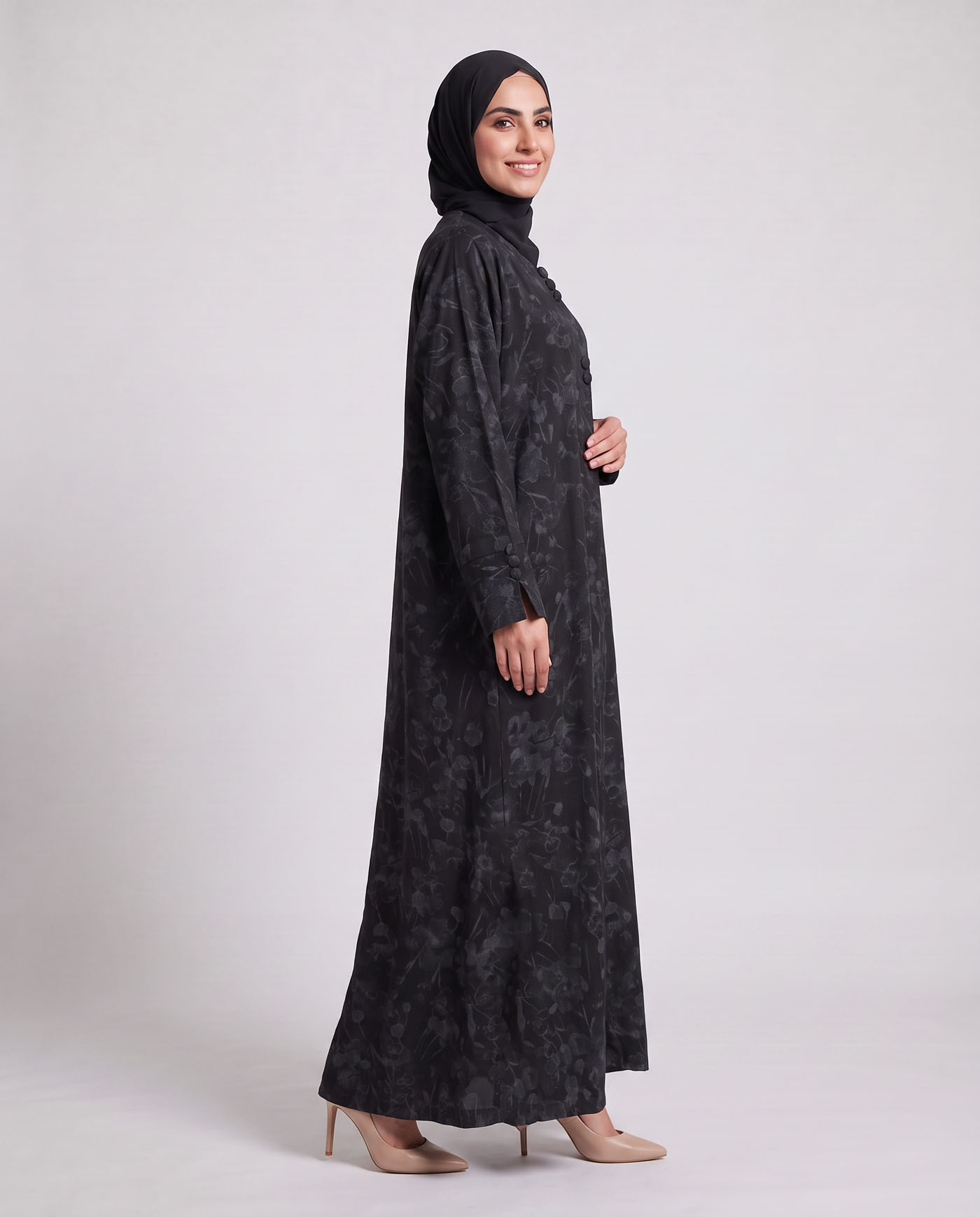 Abaya - Black - 3