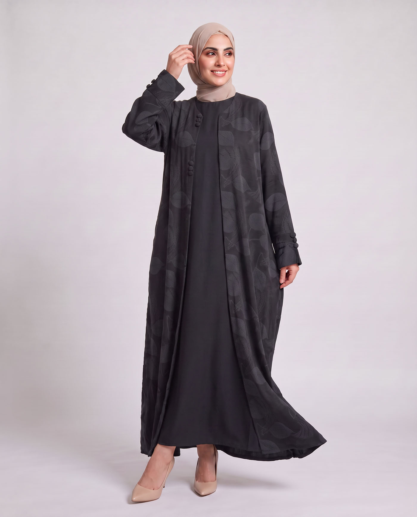 Abaya - Black - 5