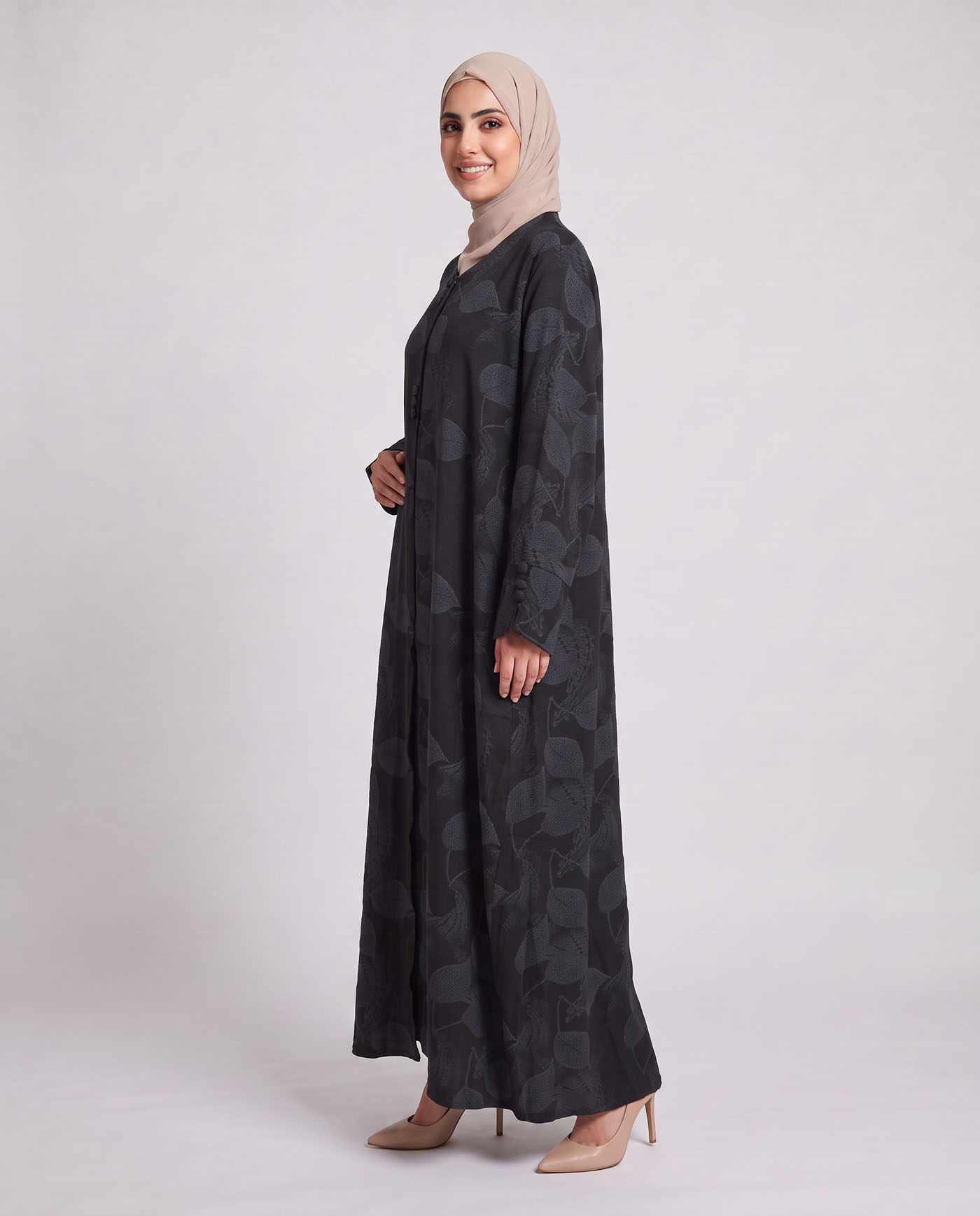 Abaya - Black - 3