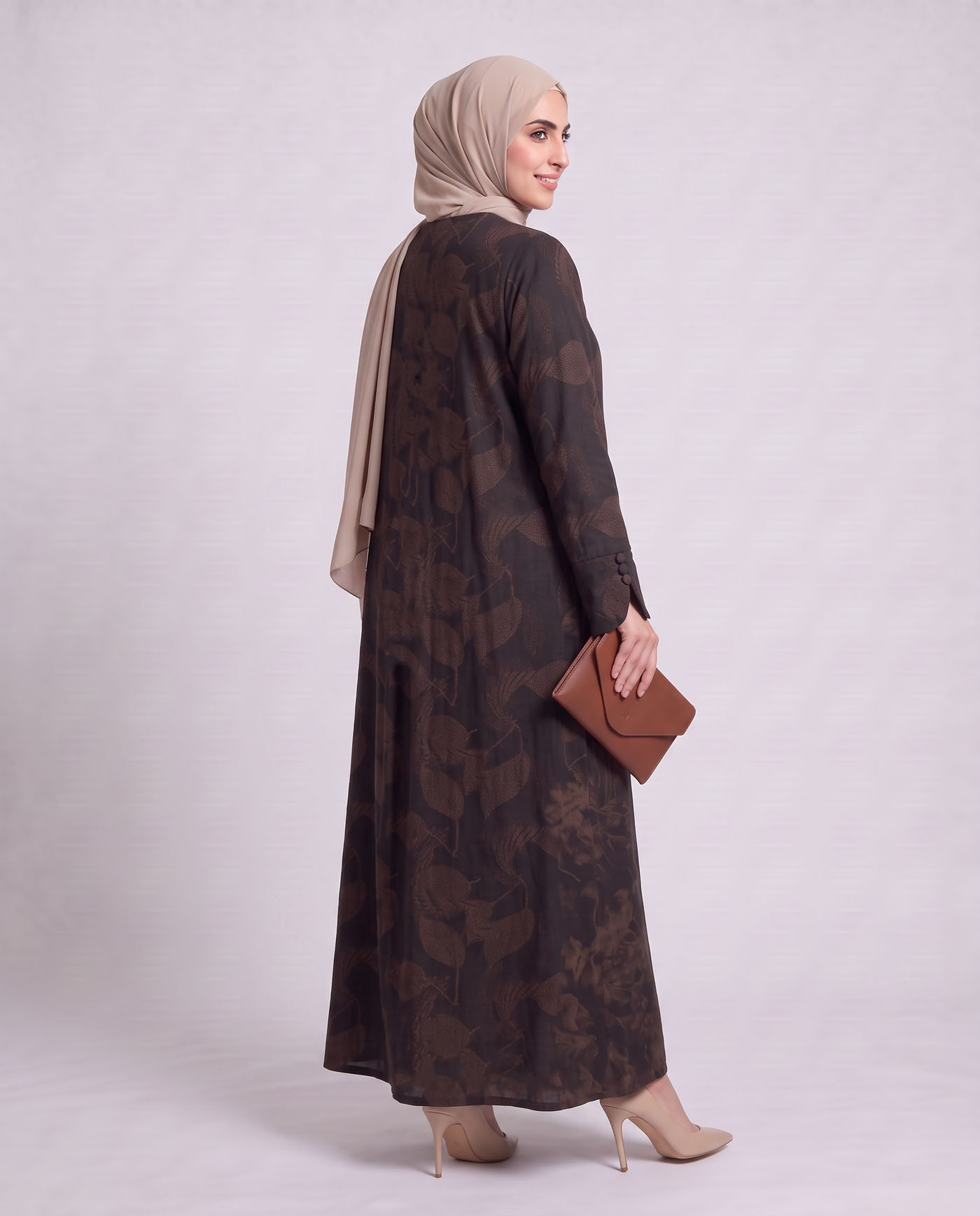Abaya - Brown - 3