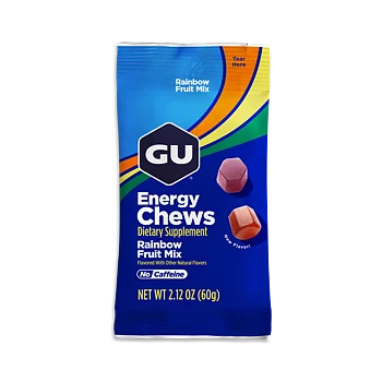 GU Energy chews - Rainbow Fruit Mix, 16 bitar