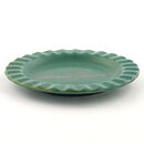Special-Commission Green Dish with Silver Decor 12 cm (Arabia 1953)