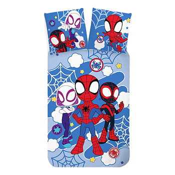 Spiderman Bäddset Reversible Spydey
