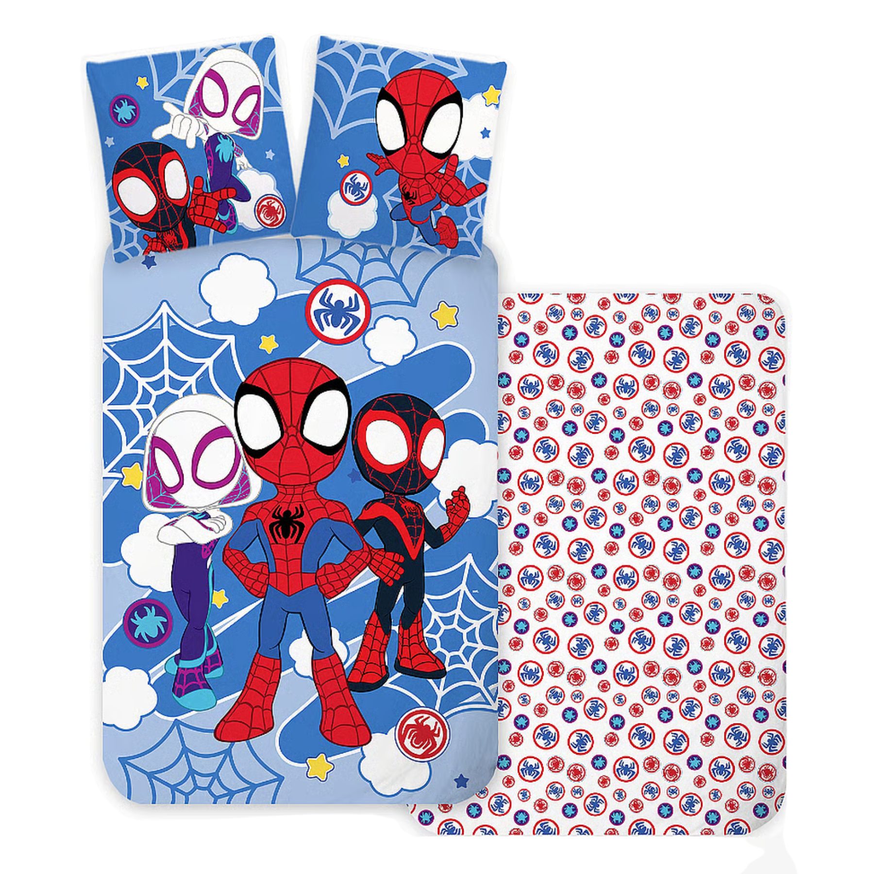 Spiderman Bäddset Reversible Spydey - 2